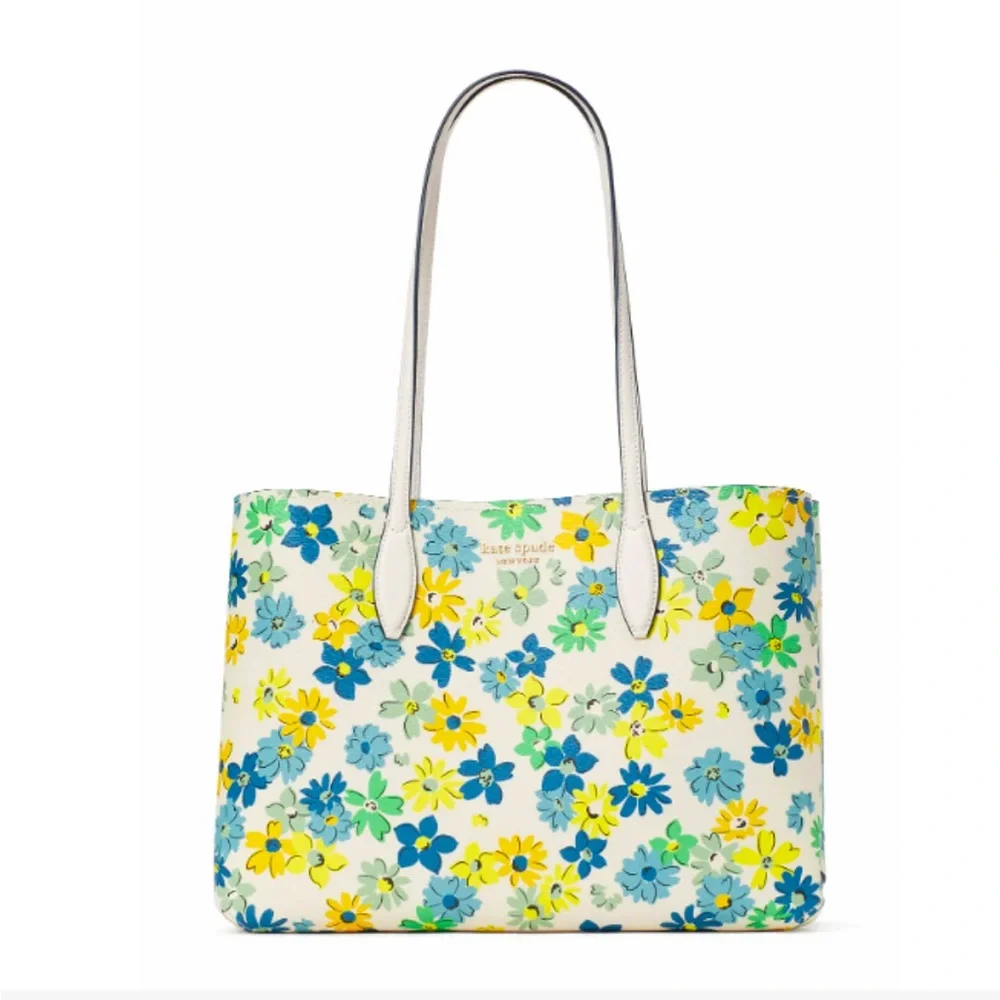 NWT Kate Spade All day Floral Medley Large  Tote with wristlet and dust bag - Picture 12 of 13